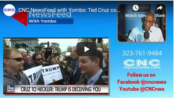CNC NewsFeed with Yombo: Ted Cruz confronts Trump supporters back in 2016.