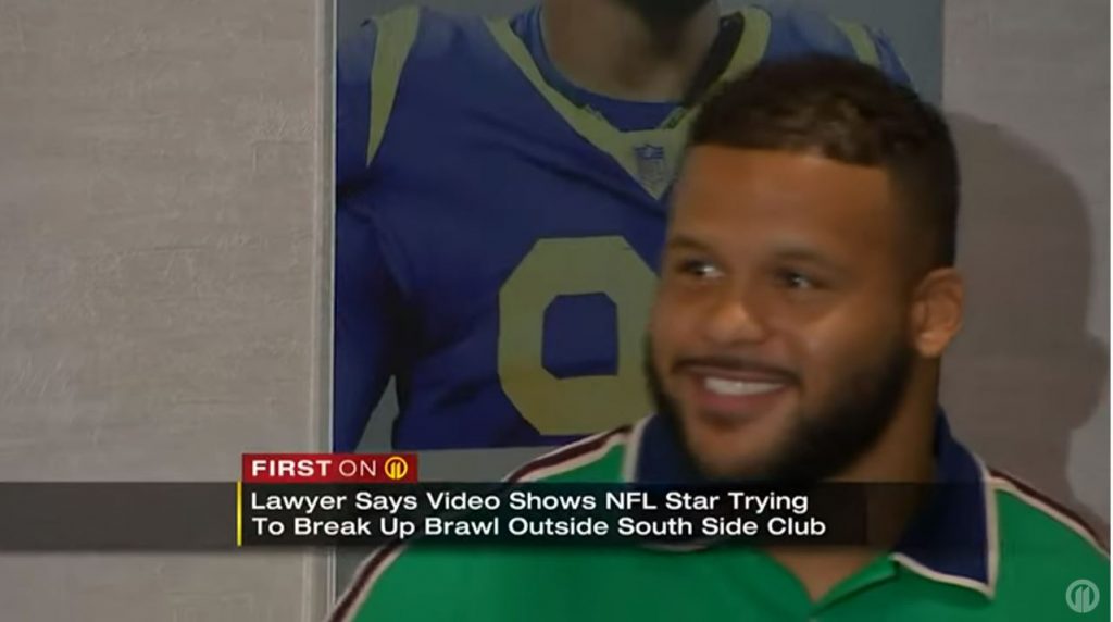 Lawyer says video proves NFL star Aaron Donald tried to stop fight, did not attack man in Pittsburgh