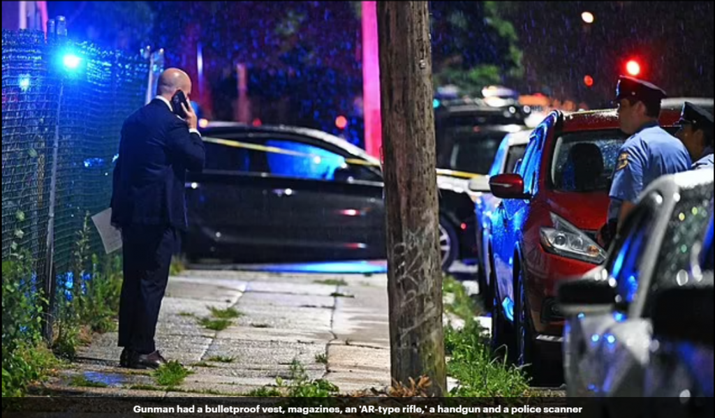 Philadelphia mass shooting: 5 adults killed, 2 children injured, suspect captured