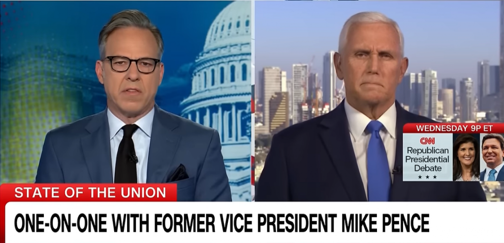 Mike Pence reacts to new polling about GOP views of Jan. 6